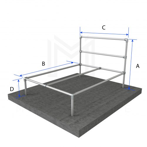 Diy Modular Bed Frame Kits, How To Build A Queen Size Metal Bed Frame